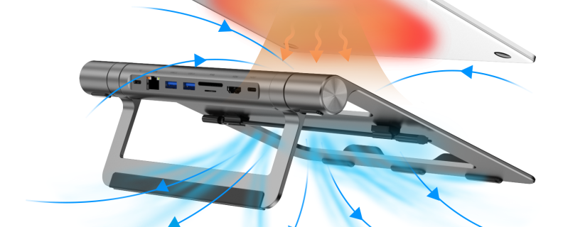 Laptop Stand Hub 8 in 1 A821CH