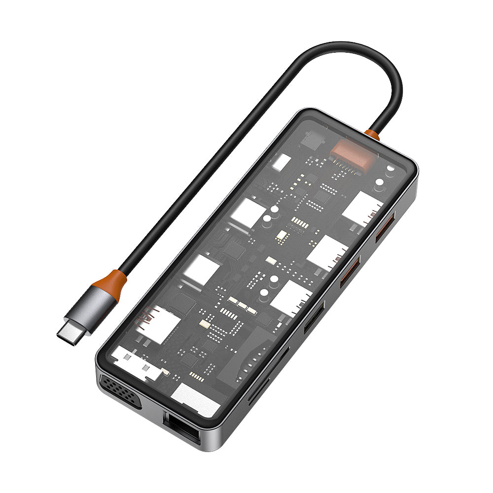 Type-C 12 in 1 Hub