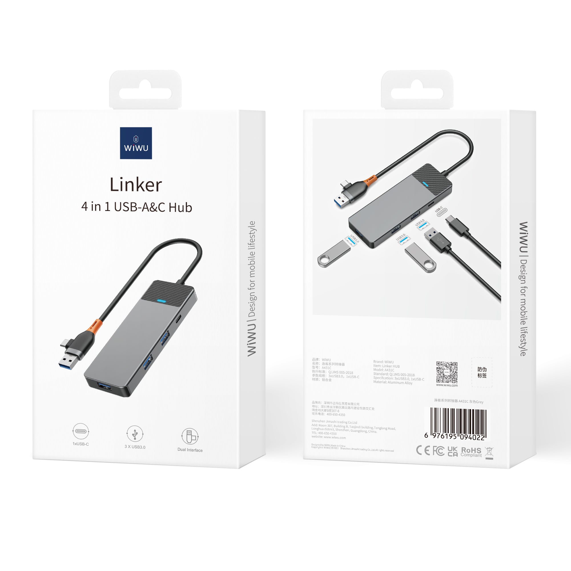 Linker 4 in 1 USB Hub