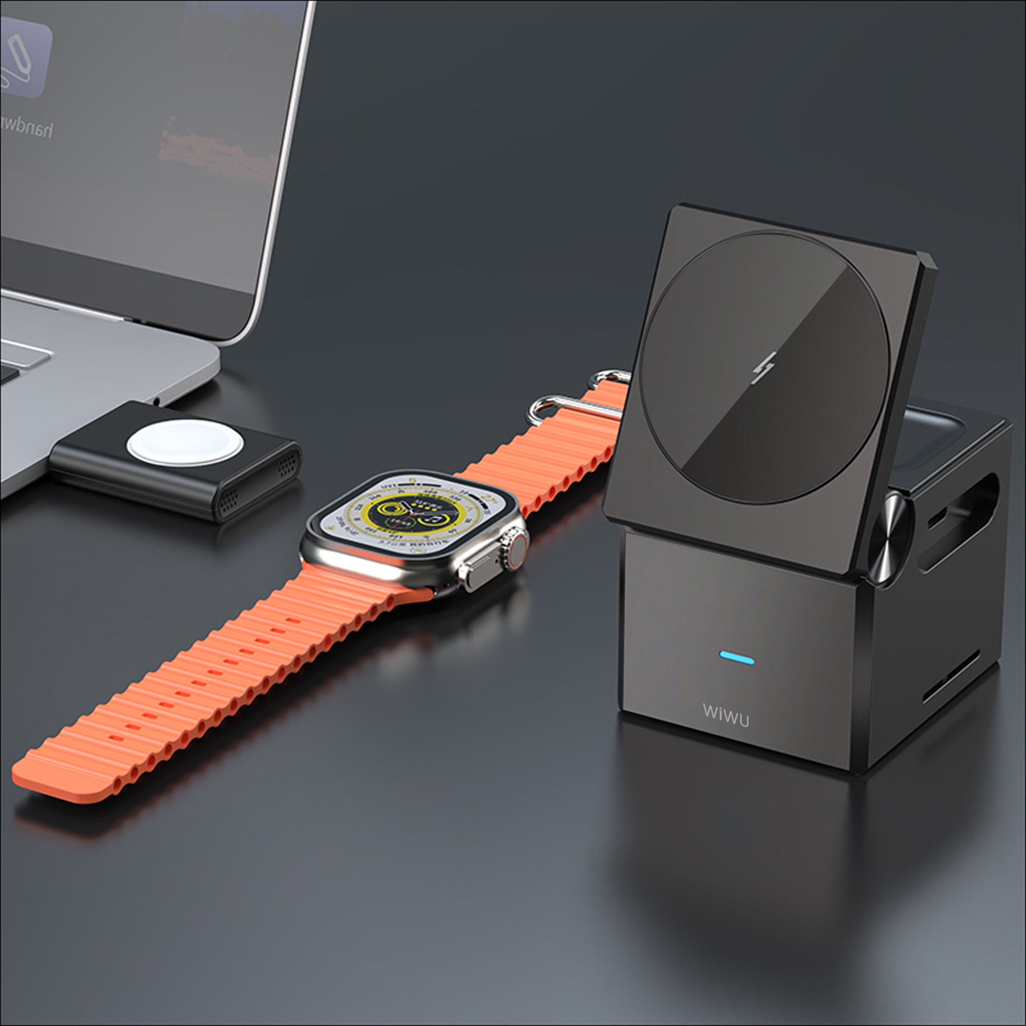 Square 3 in 1 Wireless Charger W030