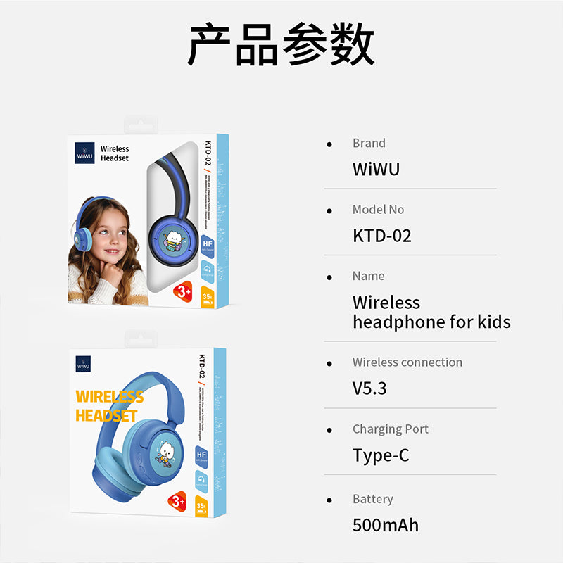 Kids Wireless Headset TD 02 Green