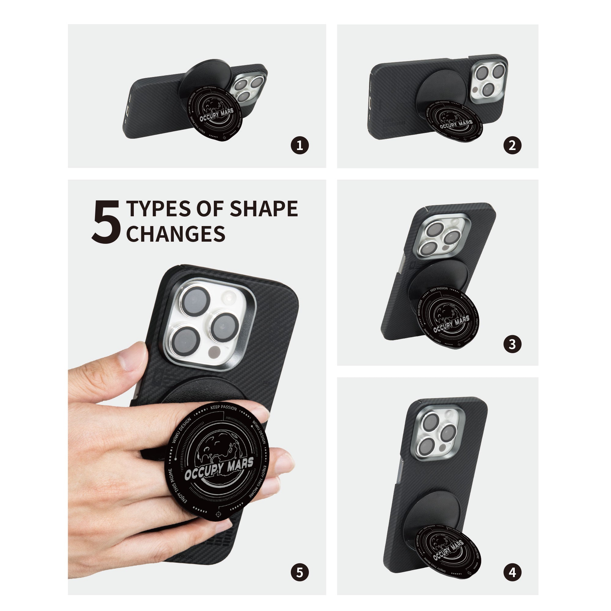 Magnetic Finger Ring Stand B1