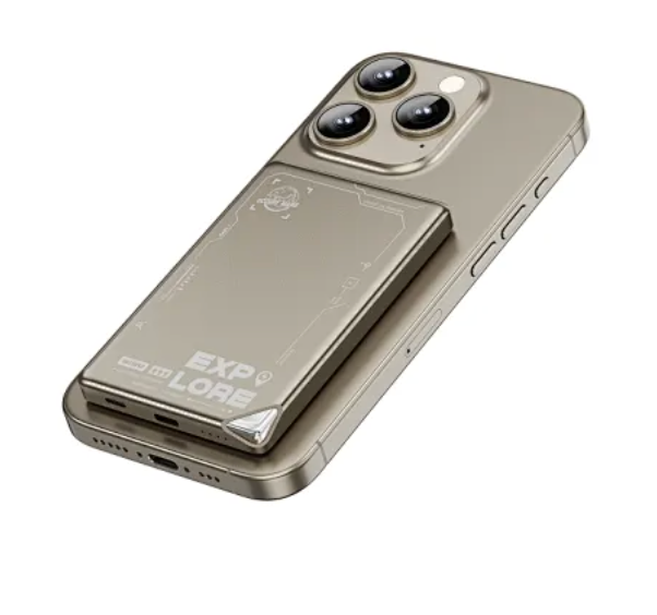 WiWu 5000mAh Magnetic Power Bank P019 Portable Wireless Charger for iPhone MagSafe Compatible