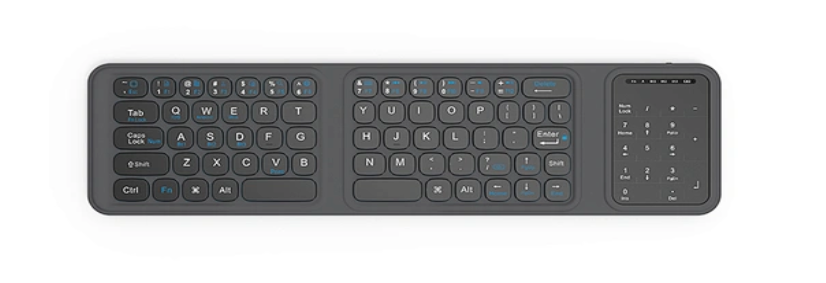 WiWu Foldable Wireless Keyboard Portable Bluetooth Keyboard Compact Travel Keyboard for iOS Android Windows UK