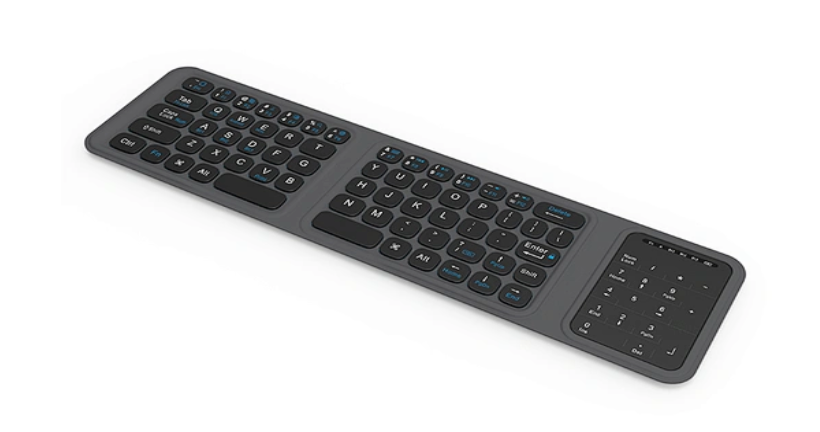 WiWu Foldable Wireless Keyboard Portable Bluetooth Keyboard Compact Travel Keyboard for iOS Android Windows UK
